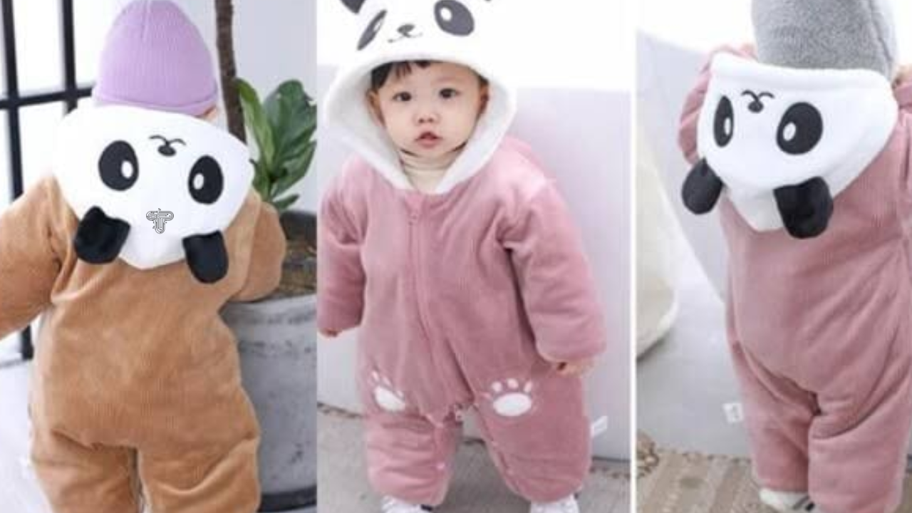 rs 149 bear design long-sleeve baby jumpsuit thespark shop