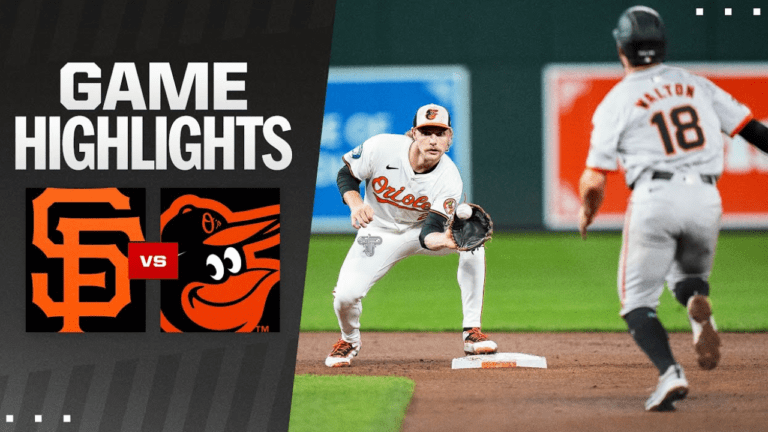 baltimore orioles vs san francisco giants match player stats