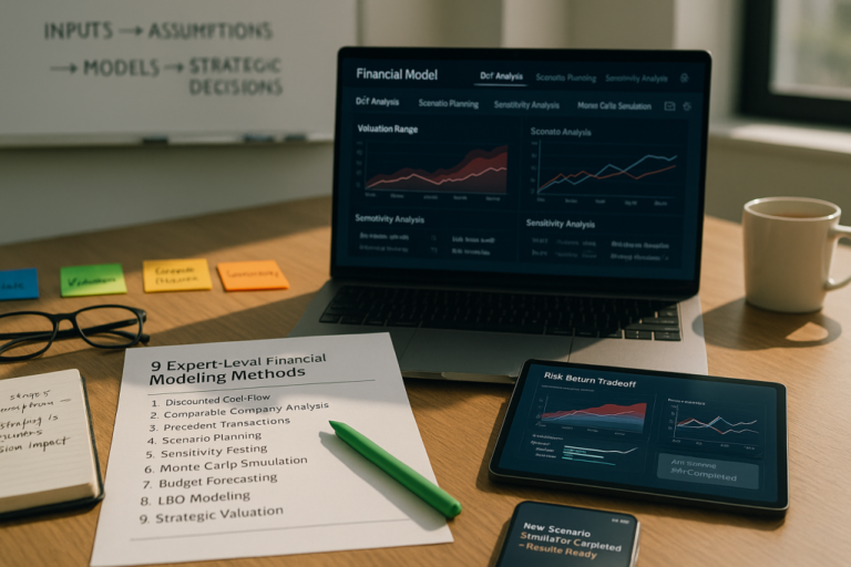 9 Expert-Level Financial Modeling Methods for Strategic Decision Making
