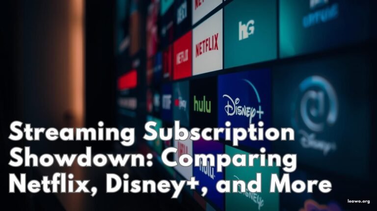 Streaming Subscription Showdown: Comparing Netflix, Disney+, and More