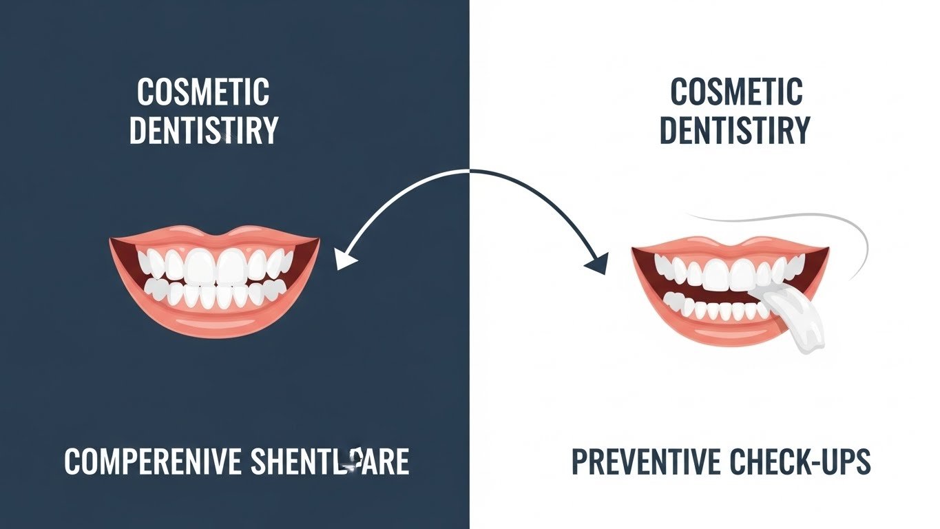 How Cosmetic Dentistry Complements Preventive Checkups For Complete Care