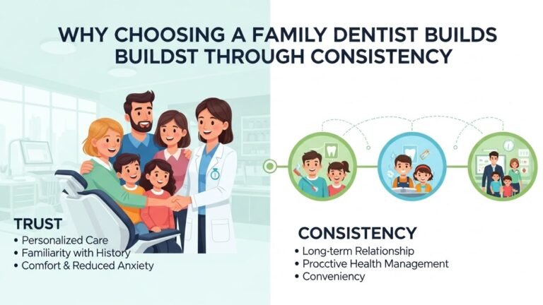 Why Choosing A Family Dentist Builds Trust Through Consistency