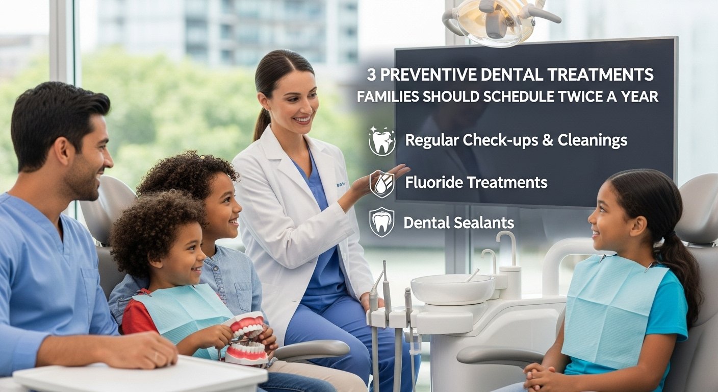 3 Preventive Dental Treatments Families Should Schedule Twice A Year