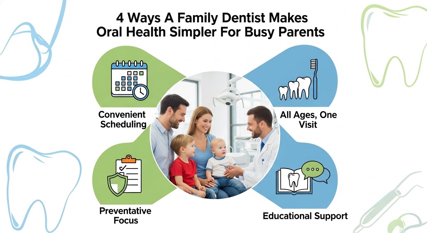 4 Ways A Family Dentist Makes Oral Health Simpler For Busy Parents