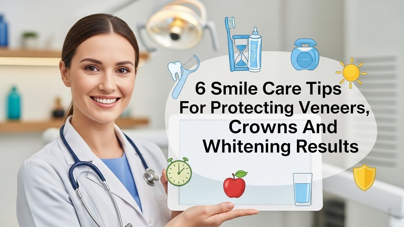 6 Smile Care Tips For Protecting Veneers, Crowns, And Whitening Results