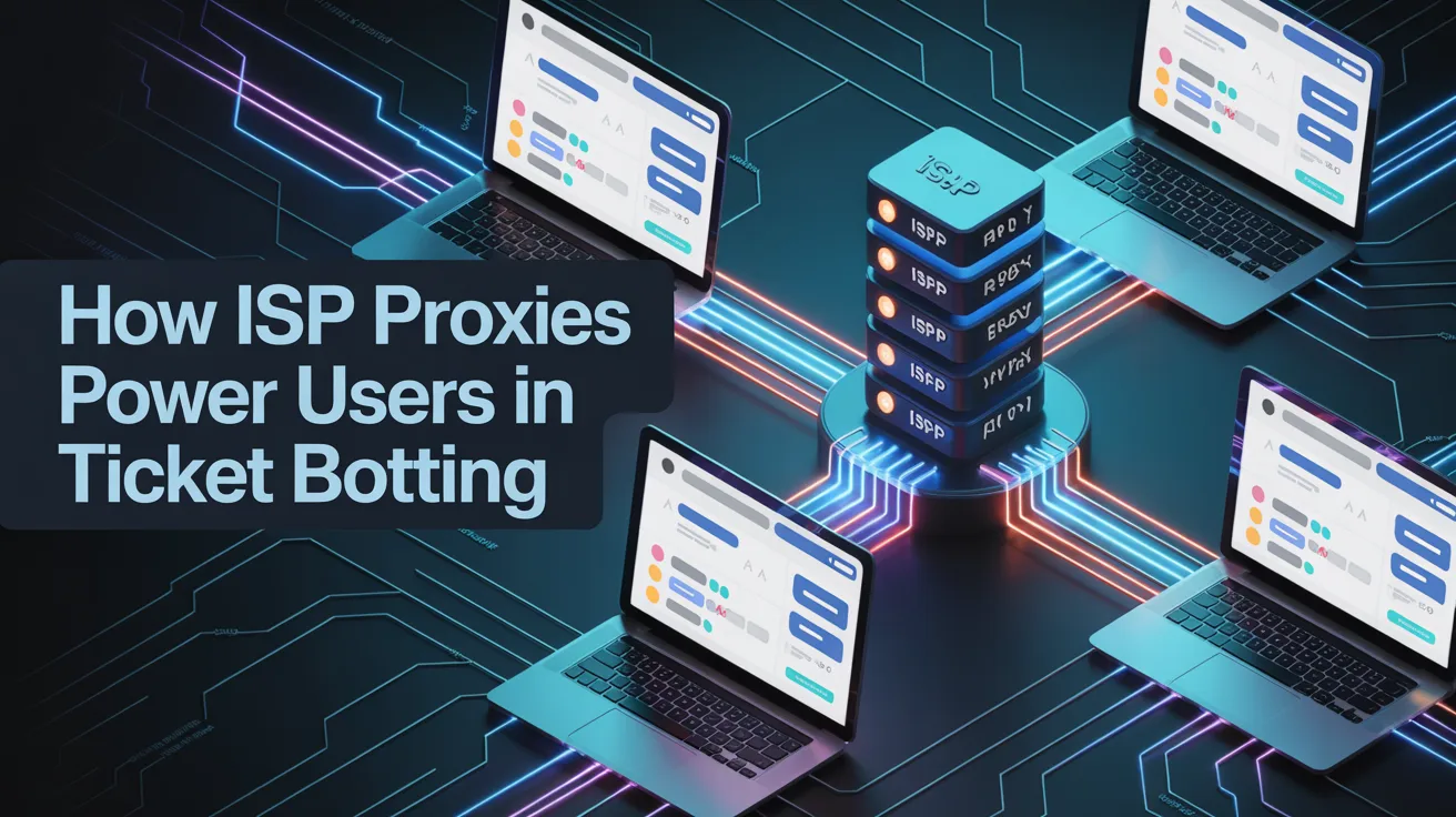 How ISP Proxies Power Users In Ticket Botting